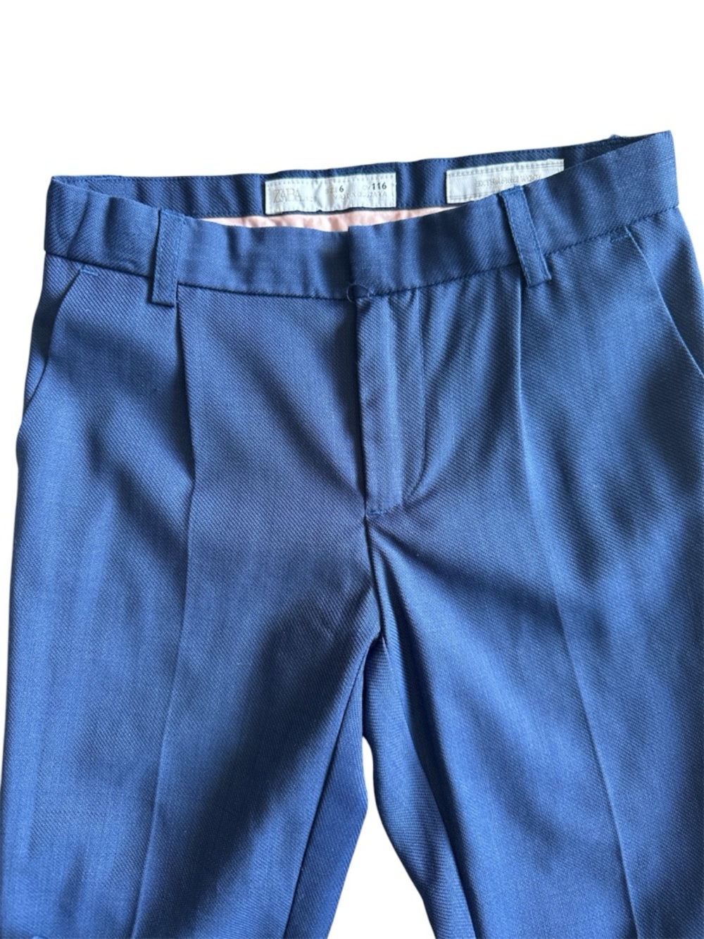 Boys Blue Dress Pants - Classic Tailored Fit - Picture 3 of 4